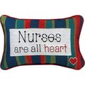 H2H 12.5 x 8.5 in. Nurses All Heart Word Lumbar Pillow H2787765